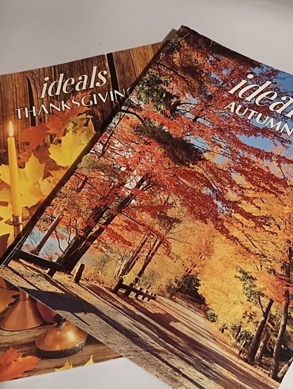 Set Of 2 Autumn/Thanksgiving Ideals Vintage Magazines VGC.